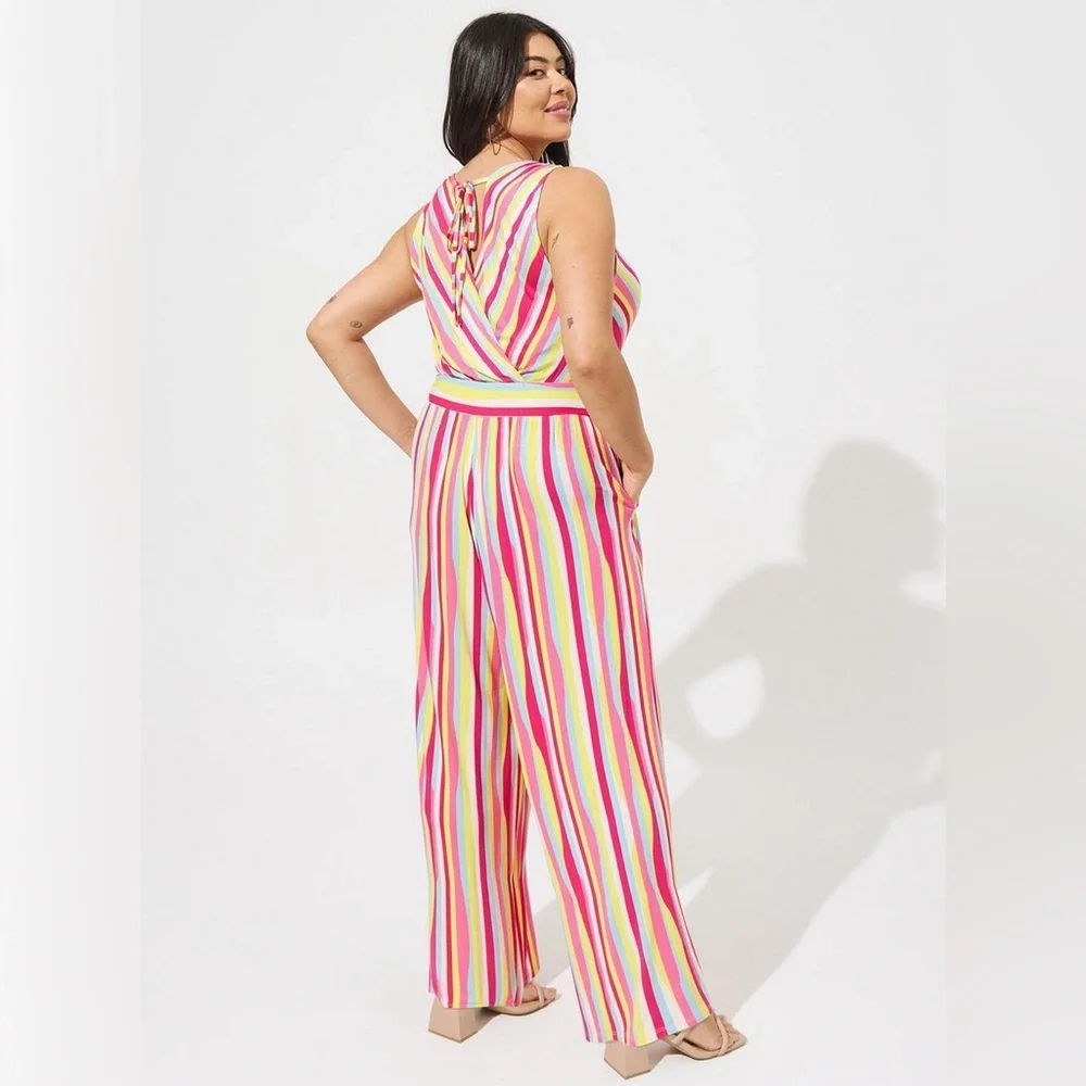 TORRID Super Soft Surplice Jumpsuit - Picture 2 of 5